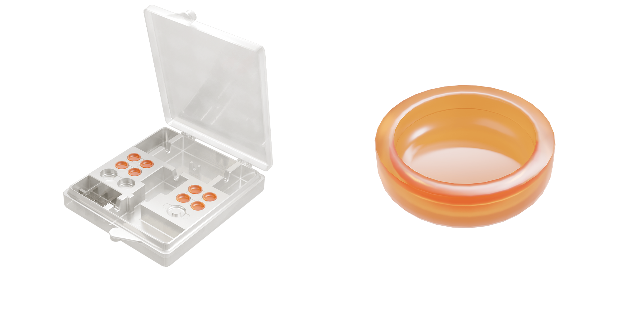 Docklocs® HPP Retentionseinsatz "erweitert, mittlere Retention" (Orange) (Pckg. a 8) Docklocs® HPP Retentionseinsatz "erweitert, mittlere Retention" (Orange) (Pckg. a 8)