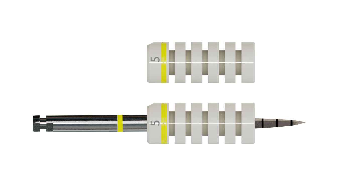 Bohrstophülse/Drill | Gelb | ø 5,0 mm | Länge 12,0 mm