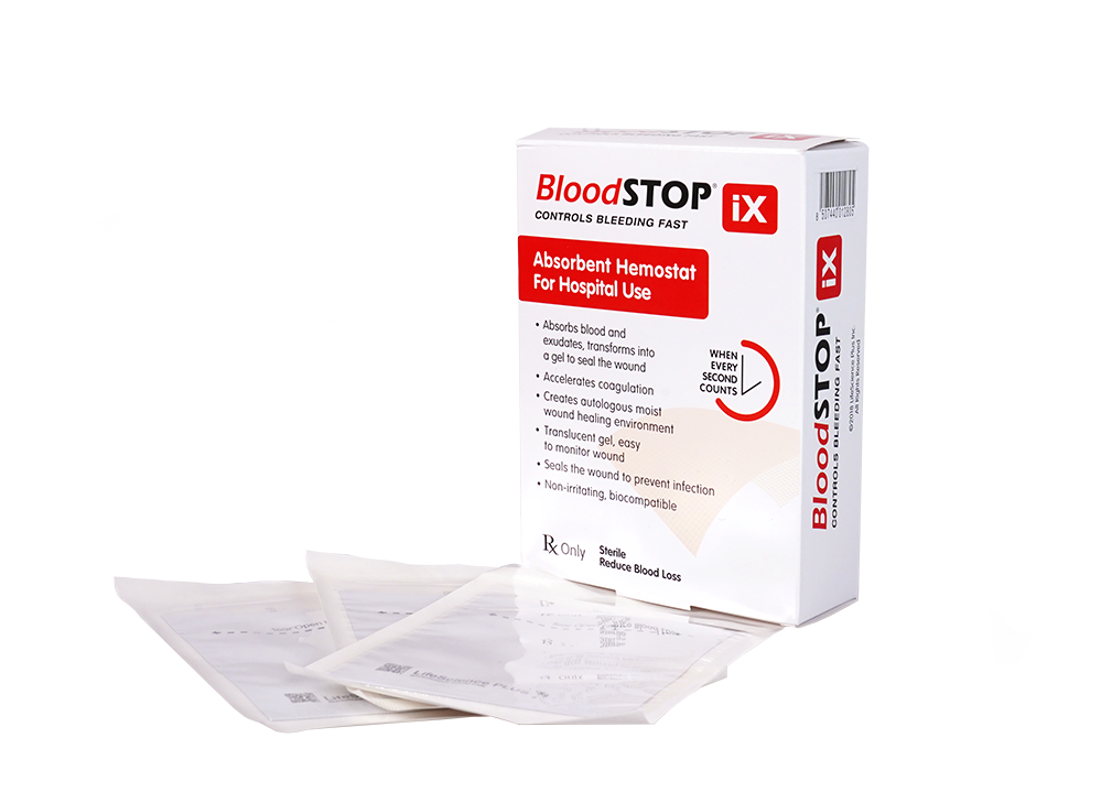 BloodSTOP® iX 1.3 x 5 cm (24 Stk.) BloodSTOP® iX 1.3 x 5 cm (24 Stk.)