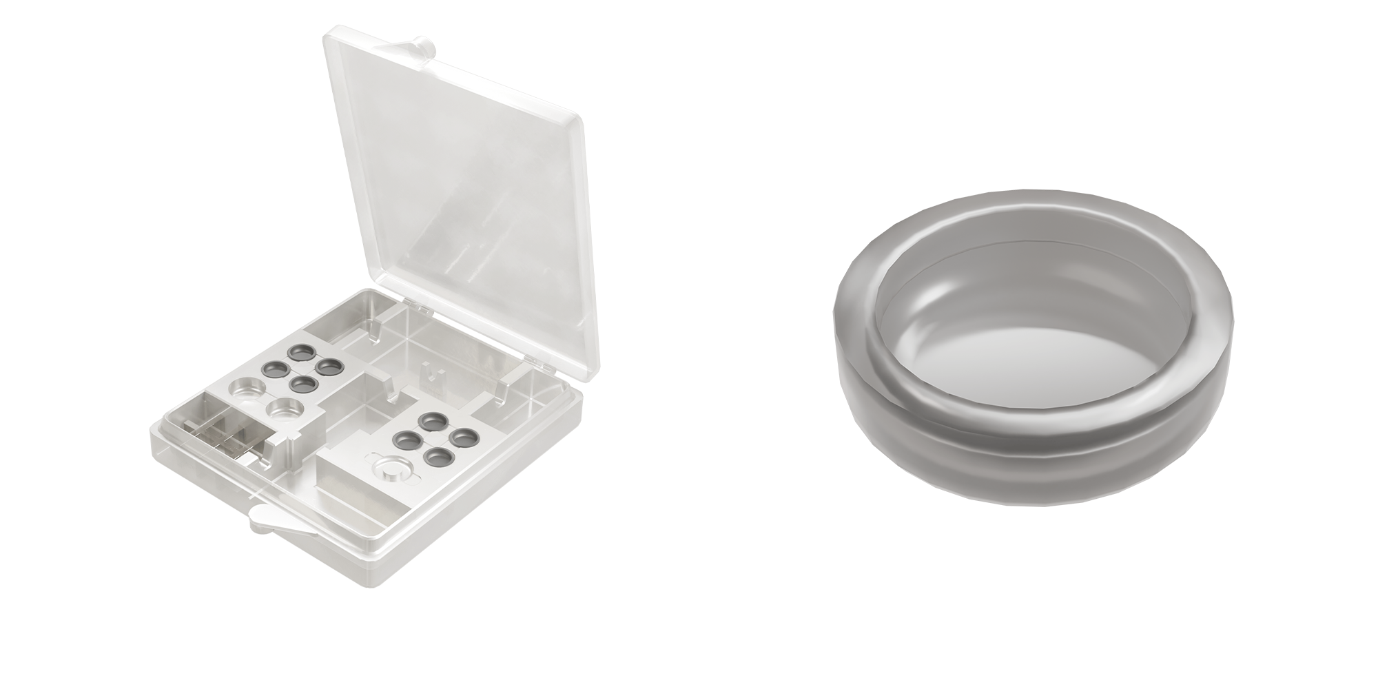 Docklocs® HPP Retentionseinsatz "ohne Retention" (Grau) (Pckg. a 8) Docklocs® HPP Retentionseinsatz "ohne Retention" (Grau) (Pckg. a 8)