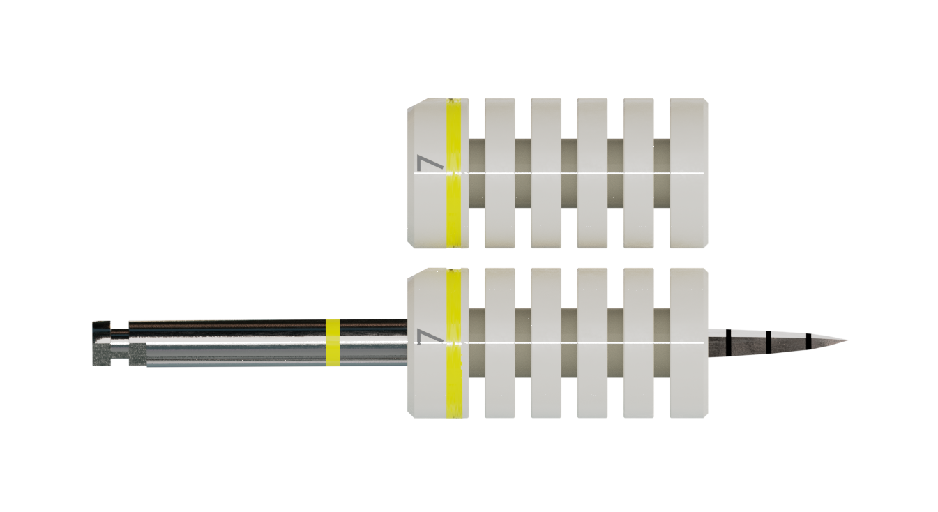 Bohrstophülse/Drill | Gelb | ø 7,0 mm | Länge 12,0 mm