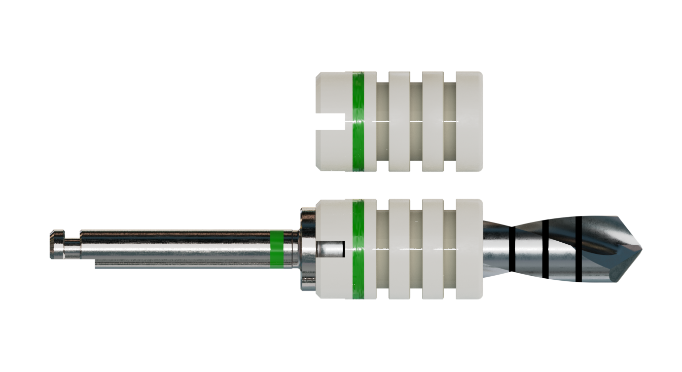 Bohrstophülse/Drill | Grün | ø 6,0 mm | Länge 10,0 mm
