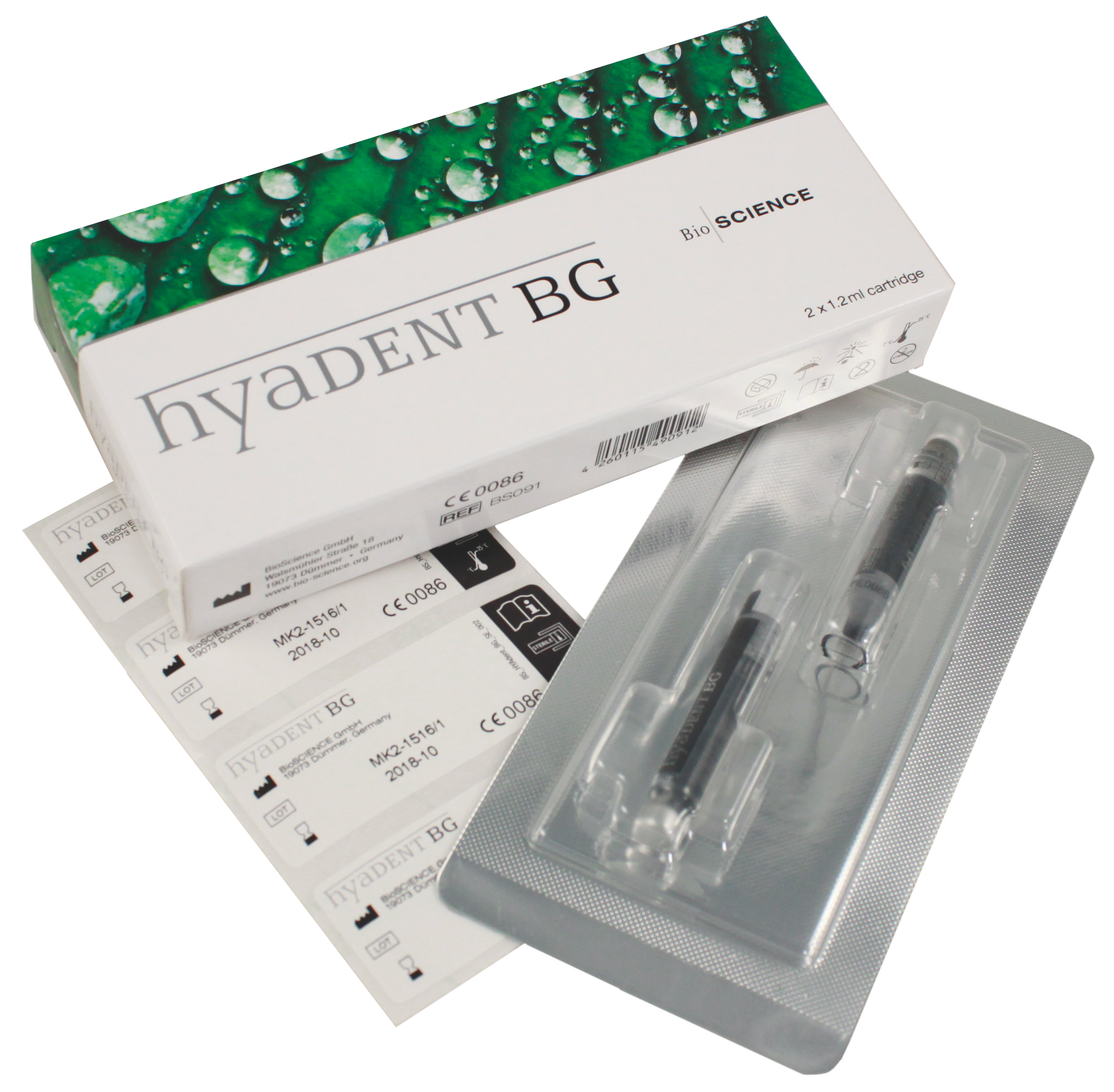 hyaDent BG-Hyaluronsäure Gel 2 | 1,2 ml hyaDent BG-Hyaluronsäure Gel 2 | 1,2 ml