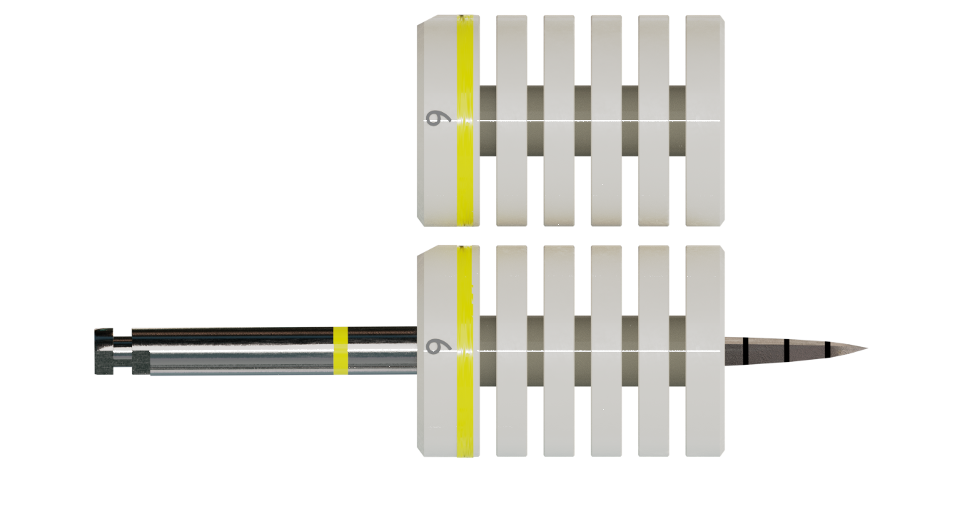 Bohrstophülse/Drill | Gelb | ø 9,0 mm | Länge 12,0 mm